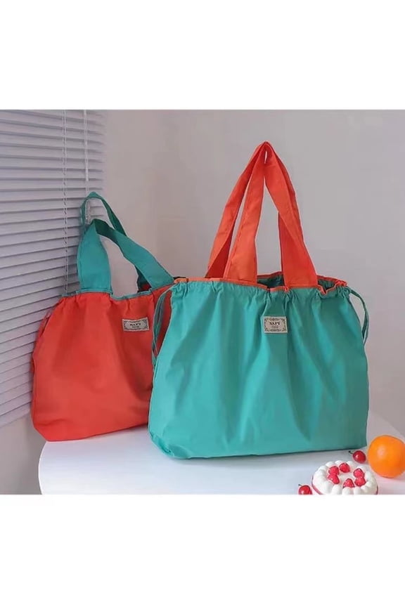 Reusable Grocery Bags, Foldable Shopping Bags, Waterproof Machine Washable Tote Bags Large Capacity Shoulder Bag