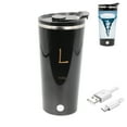 thumbnail image 1 of DaaSiGwaa Rechargeable Self Stirring Mug - Magnetic Electric Auto Mixing Stainless Steel Cup for Office/Kitchen/Travel/Home400 ml/13.5 oz(Black), 1 of 8