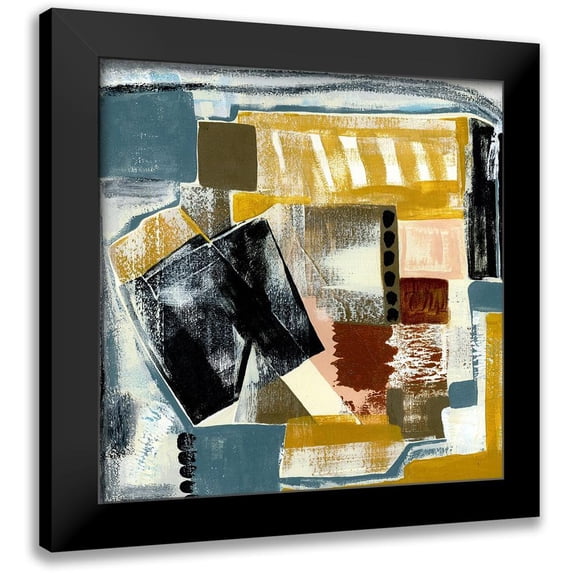 Daavettila, Tara 12x12 Black Modern Framed Museum Art Print Titled - Modern Geo Abstract V