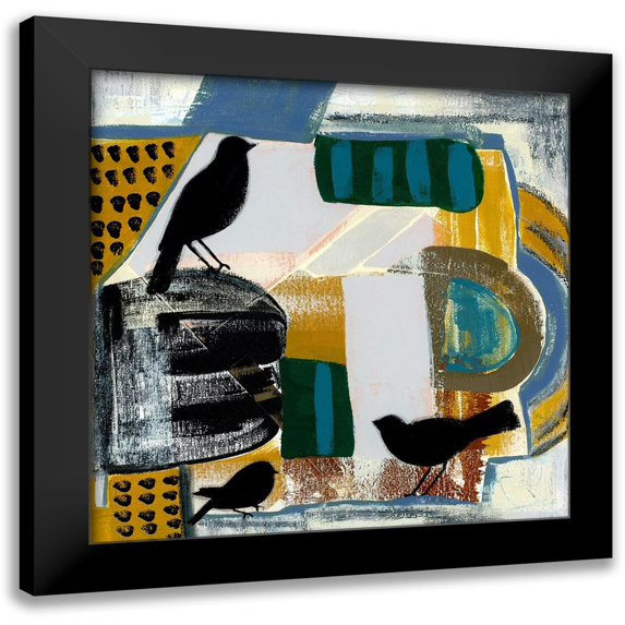 Daavettila, Tara 12x12 Black Modern Framed Museum Art Print Titled - Treehouse Overture II
