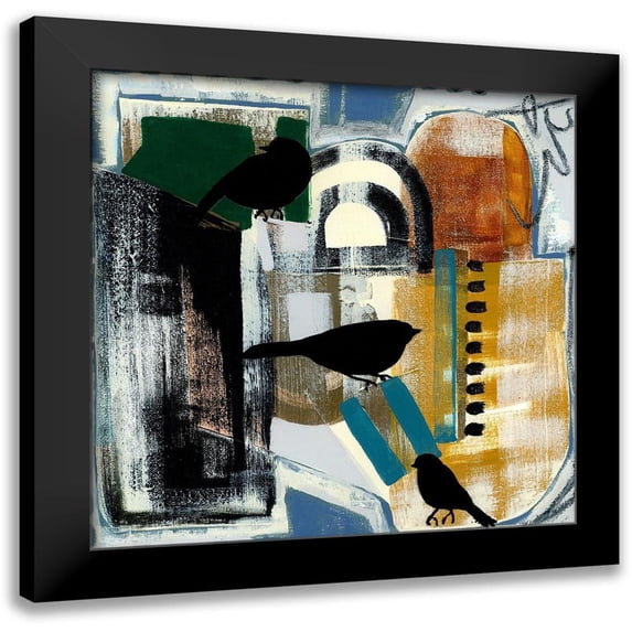 Daavettila, Tara 12x12 Black Modern Framed Museum Art Print Titled - Treehouse Overture I