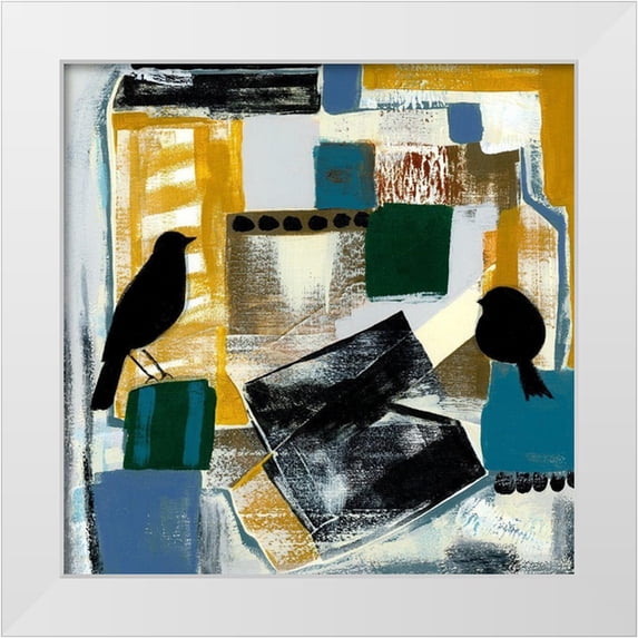Daavettila, Tara 12x12 White Modern Wood Framed Museum Art Print Titled - Treehouse Overture V