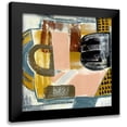 thumbnail image 1 of Daavettila, Tara 20x20 Black Modern Framed Museum Art Print Titled - Modern Geo Abstract VI, 1 of 5