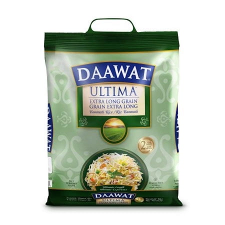 Daawat Ultima Extra Long Grain Basmati Rice, 10 Lbs