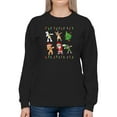 thumbnail image 1 of Dab Christmas Women Sweatshirt, Female 4X-Large, 1 of 4
