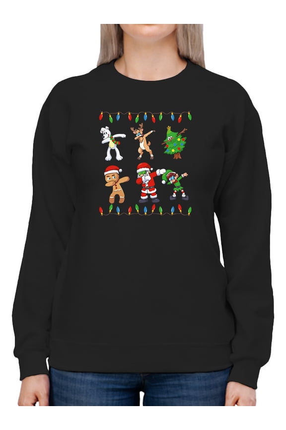 Dab Christmas Women Sweatshirt, Female Small