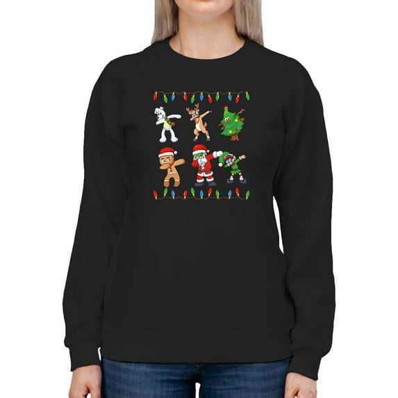 Dab Christmas Women Sweatshirt, Female XX-Large