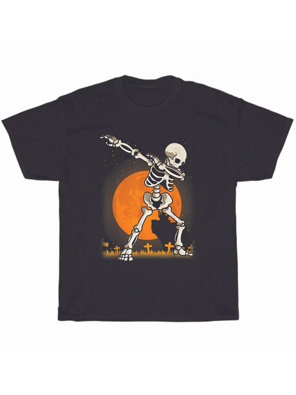 Dab Dance Dabbing Skeleton outfIt'scary Party T-Shirt Gift, Unisex T-Shirt