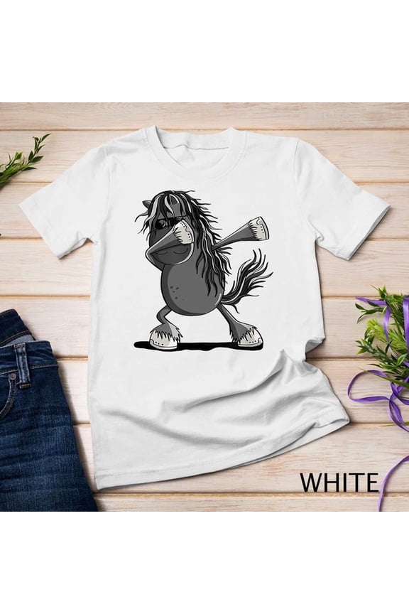 Dab Dance Horse I Dabbing Horse Gift For Rider And Lover Unisex S-5XL T-Shirt Birthday Gifts; For Men & Women