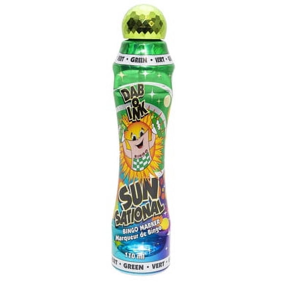 Dab-O-Ink Bingo Dauber - Sunsational - Green - 4 ounce size - One Bingo