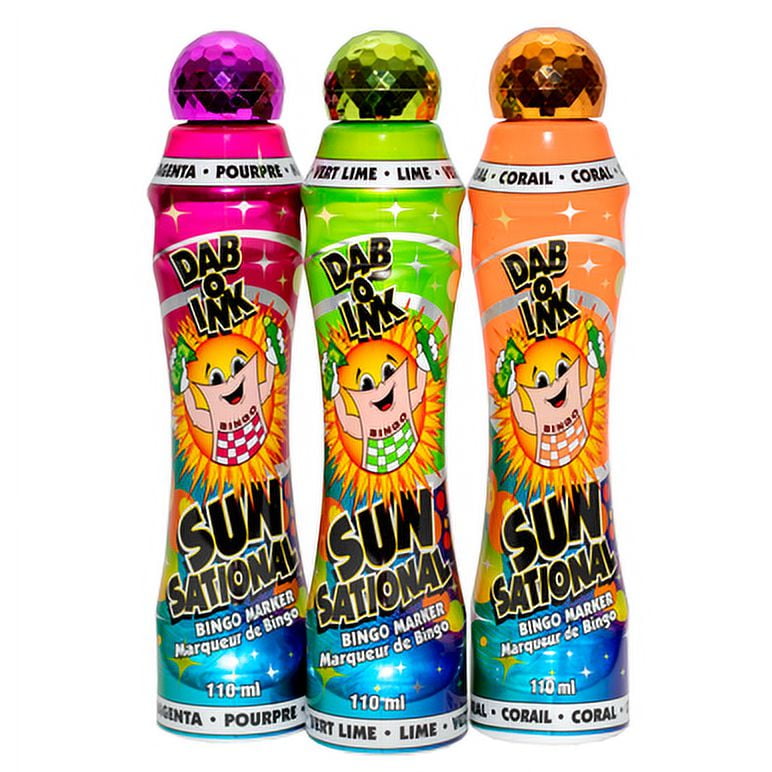 DabOInk Bingo Daubers Sunsational 3 pack Coral, Lime, Magenta 4