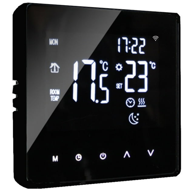 Dabailun Digital Smart Thermostat, Touchscreen, Programmable WiFi Wireless Black, 7.04 oz