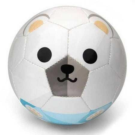 Daball Kid Size 1 Soccer Ball With Pump Age 1- 3 (Polar Bear)
