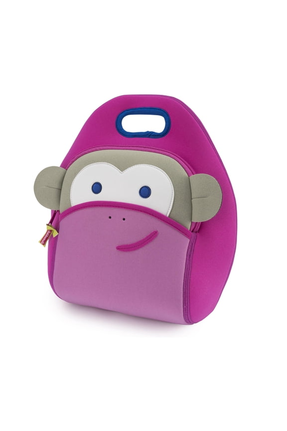 Blushing Pink Monkey Lunch Bag