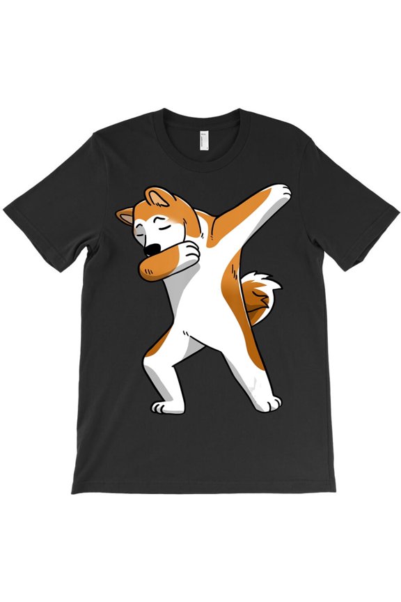Dabbing Akita Inu Dab Dance Funny Dog Pet Lover Graphic Novelty H35878 Unisex T-Shirt, Up to 5XL Available