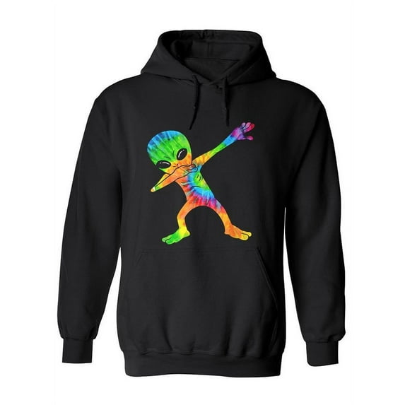 Dabbing Alien Design Hoodie Women -Image by Shutterstock, Female XX-Large