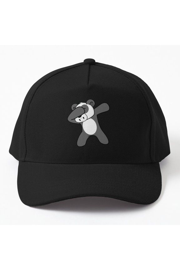 Dabbing Animal Baseball Cap, Cute Dancing Character Graphic Hat, Casual Statement Design