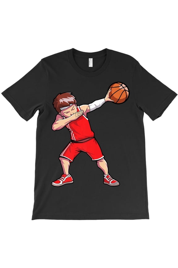 Dabbing Basketball Player Funny Boys Men Sports Dab Dance Graphic H41478 Unisex T-Shirt, Up to 5XL Available