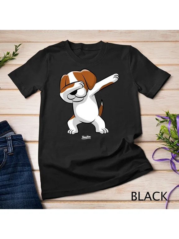 Dabbing Beagle Face Beagle Dad Beagle Mom Funny Beagle Lover Unisex S-5XL T-Shirt