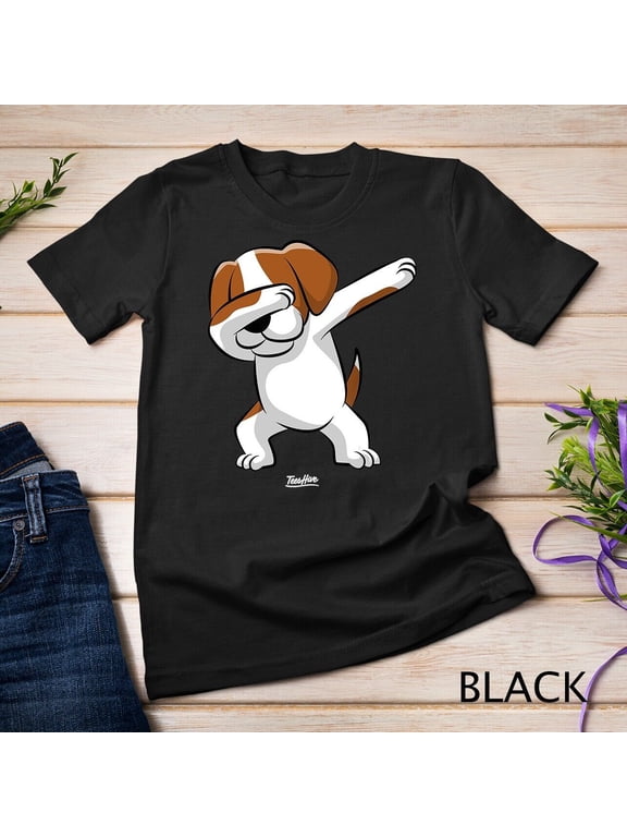 Dabbing Beagle Face Beagle Dad Beagle Mom Funny Beagle Lover Unisex T-shirt