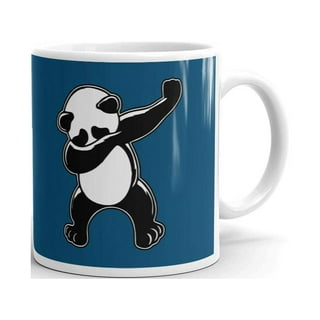 Ebros Giant Panda Bear Ceramic Coffee Mug With Sleeping Cub Latch