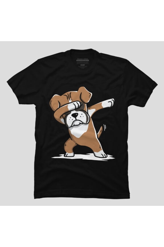 Dabbing Boxer Dog Funny Dab Dance Move T-shirt M2981559, Up to Size 5XL