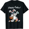 thumbnail image 1 of Dabbing Bunny Happy T-Shirt All Size S-5XL, 1 of 4
