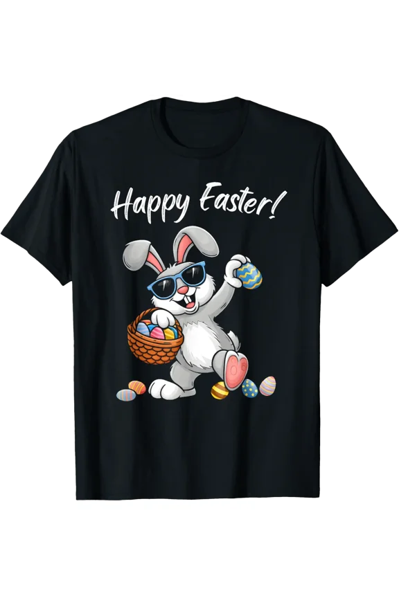 Dabbing Bunny Happy T-Shirt