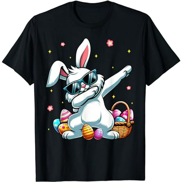 Dabbing Easter Bunny T-Shirt Bunny Happy Easter Shirt Dabbing Easter Bunny T-Shirt Bunny Happy Easter Shirt