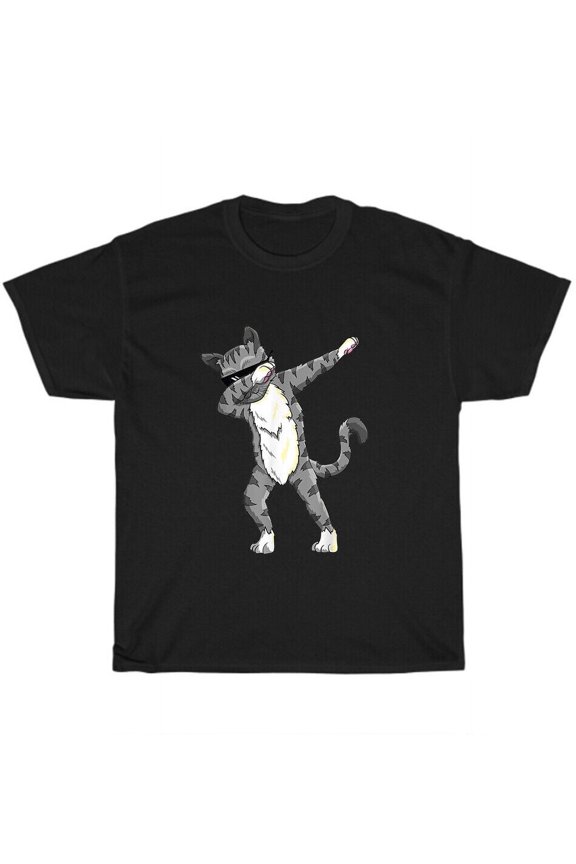 Dabbing Cat Dab Dance Cats Kitten Pet Animal Lover T-Shirt Unisex Tee Gift NEW
