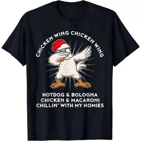 Dabbing Chicken Funny Dance Meme Poultry Lover Gift Unisex T-shirt