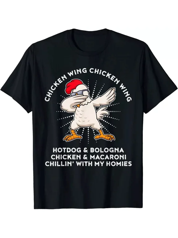 Dabbing Chicken Funny Dance Meme Poultry Lover Gift Unisex T-shirt