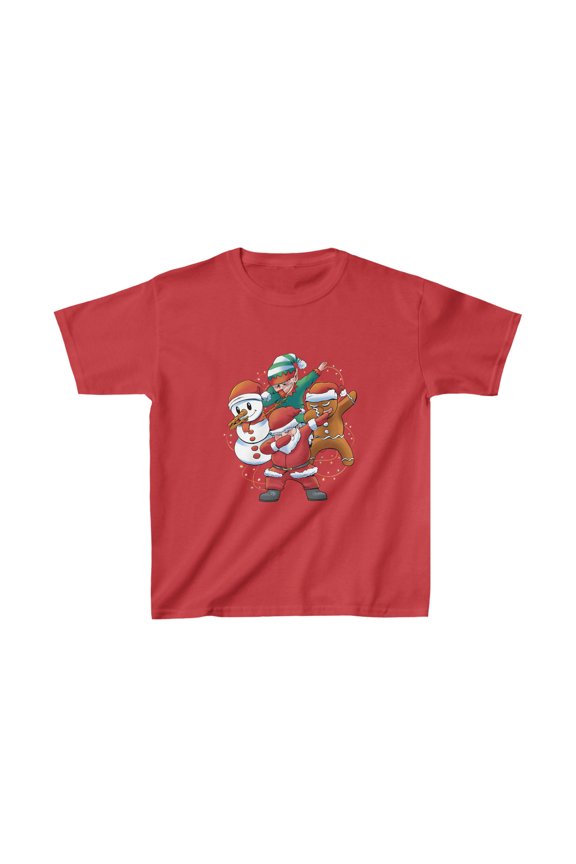Dabbing Christmas Characters Kids T-Shirt
