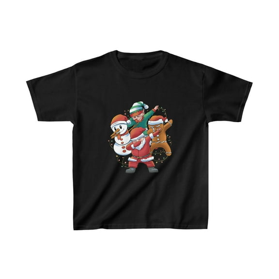 Dabbing Christmas Characters Kids T-Shirt