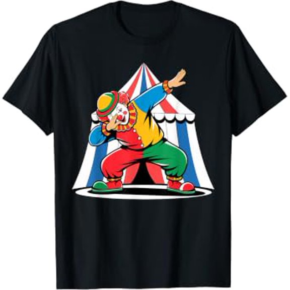 Dabbing Clown Circus Crew Squad T-Shirt