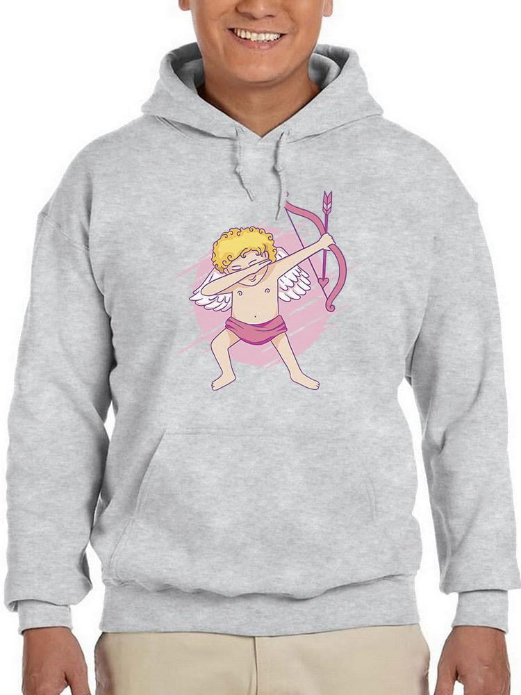 Dabbing Cupid Hoodie Men -Smartprints Designs, Male Large - Walmart.com