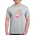 thumbnail image 1 of Dabbing Cupid T-Shirt Men -Smartprints Designs, Male x-Large, 1 of 4