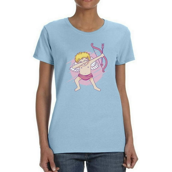 Dabbing Cupid T-Shirt Women -Smartprints Designs, Female Large