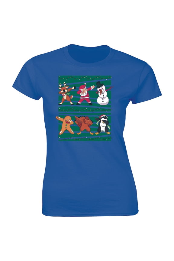 Dabbing Dance Dab Cartoons Womens T-Shirt Tee