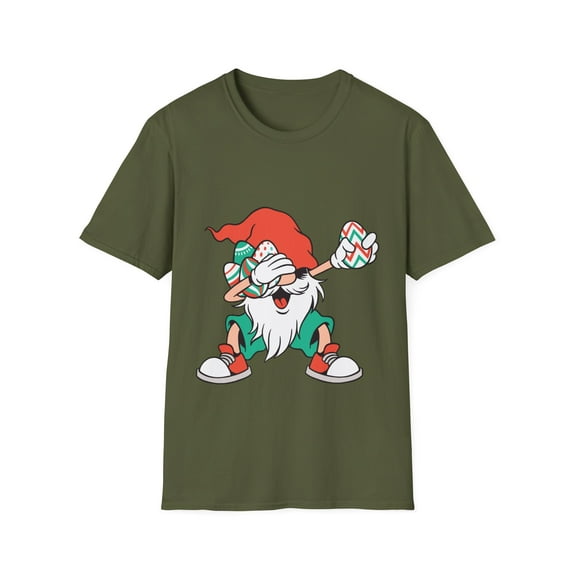 Dabbing Dancing Easter Gnome Funny Family Apparel