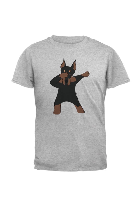 Dabbing Doberman Mens T Shirt