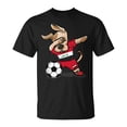 thumbnail image 1 of Dabbing Dog Iraq Soccer Fans Jersey Iraqi Football Lovers Tshirt, 1 of 6