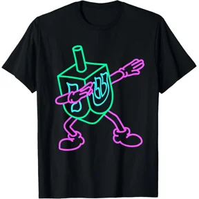 Dabbing Dreidel Funny Hanukkah Gifts Design Unisex T-Shirt