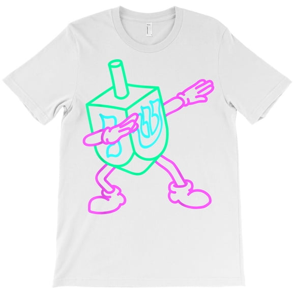 Dabbing Dreidel Funny Hanukkah Gifts for Kids Themed Holiday Graphic - Everyday Gift G34111 Unisex T-Shirt, Up to Size 5XL