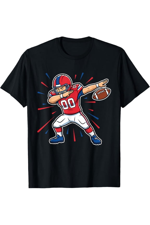 Dabbing Football Player American Football Season Dab Dance T-Shirt