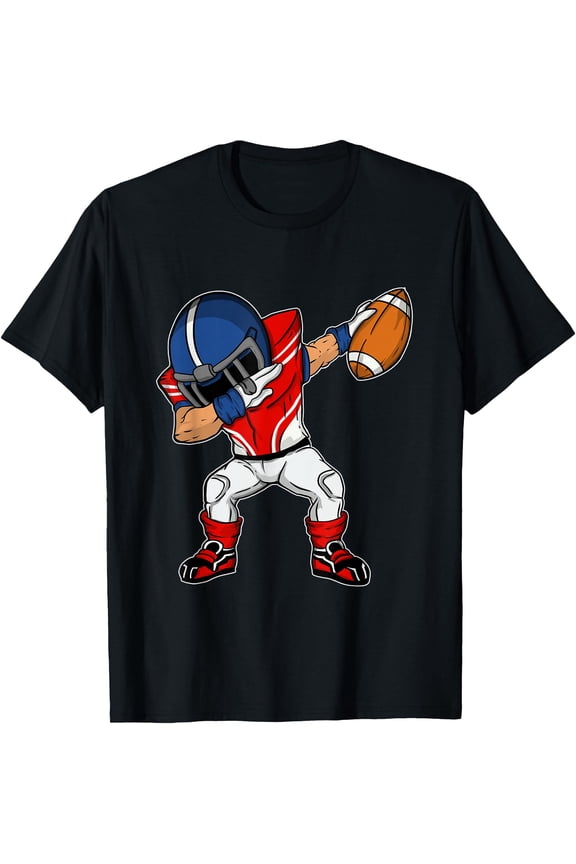 Dabbing Football Player - American Football Season Dab Dance T-Shirt
