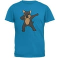 thumbnail image 1 of Dabbing German Shepherd Mens T Shirt Sapphire X-LG, 1 of 1