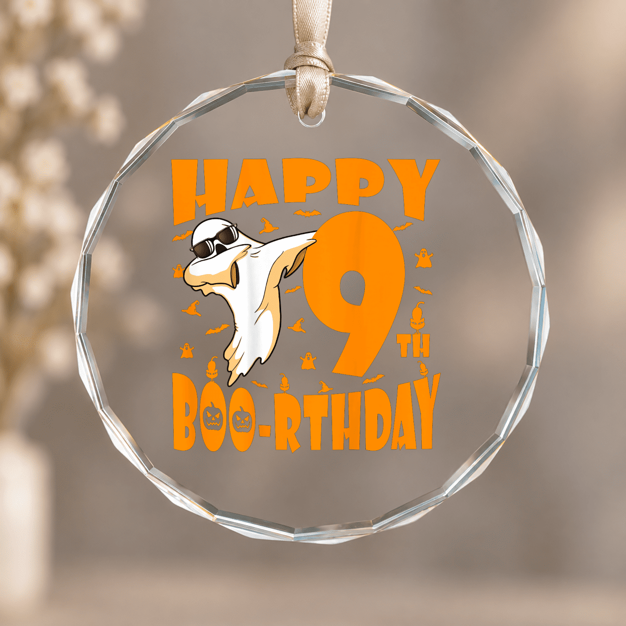 Dabbing Ghost Happy Birthday 9th Happy Boo-rthday Pumpkin Christmas ...