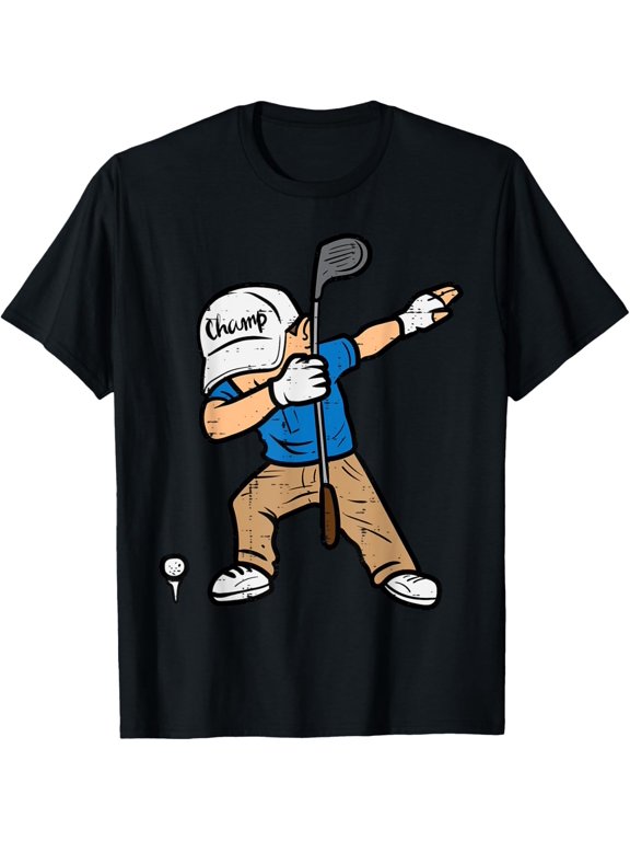 Dabbing Golfer Golfing Dad Event Outfit With A Graphic Theme Men T-Shirt, Size S-5XL