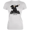 thumbnail image 1 of Dabbing Graduate Class Of 2018 Juniors Soft T Shirt White MD, 1 of 1